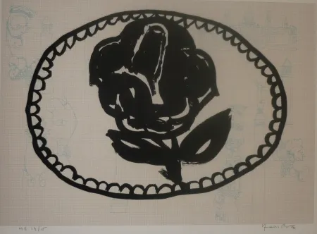 Lithograph Hernandez Pijuan - Sans titre 6