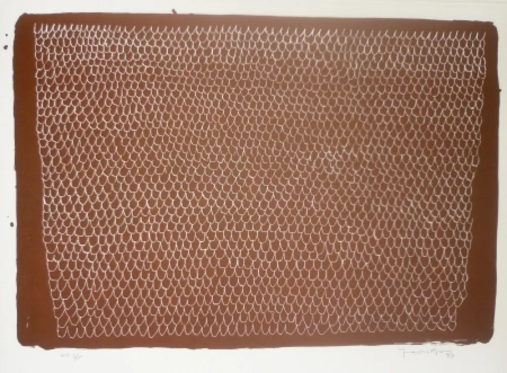 Lithograph Hernandez Pijuan - Sans titre 8