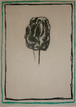 Lithograph Hernandez Pijuan - Sans titre 9