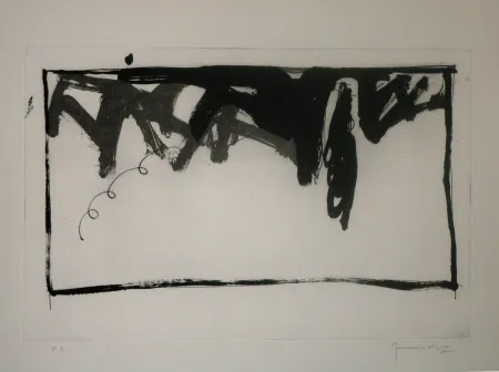 Lithograph Hernandez Pijuan - Sans titre 