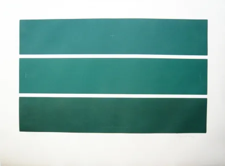 Etching Hernandez Pijuan - Tres moments d'un color