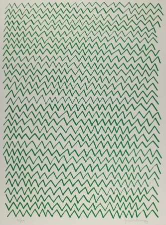 Lithograph Hernandez Pijuan - Untitled