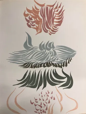 Lithograph Herold - Composition,