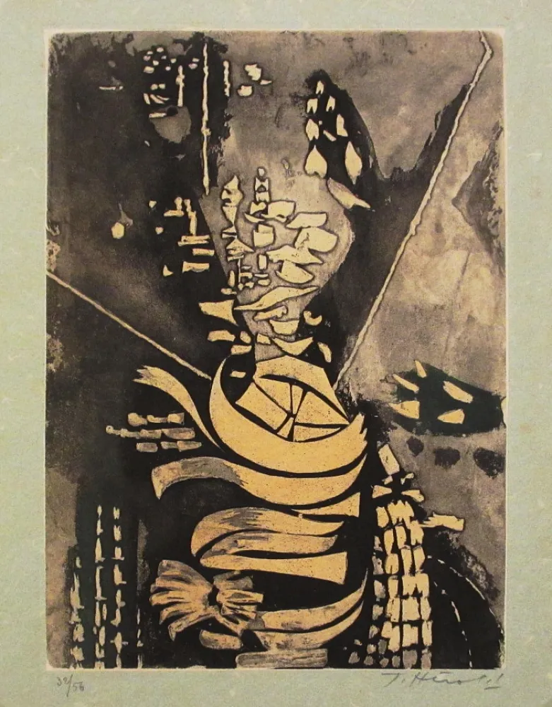 Etching And Aquatint Herold - Paroles peintes