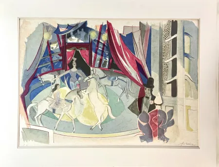 Lithograph Hilaire - Le Cirque