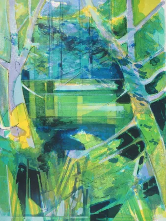 Lithograph Hilaire - Normandie, Bord de l’Epte