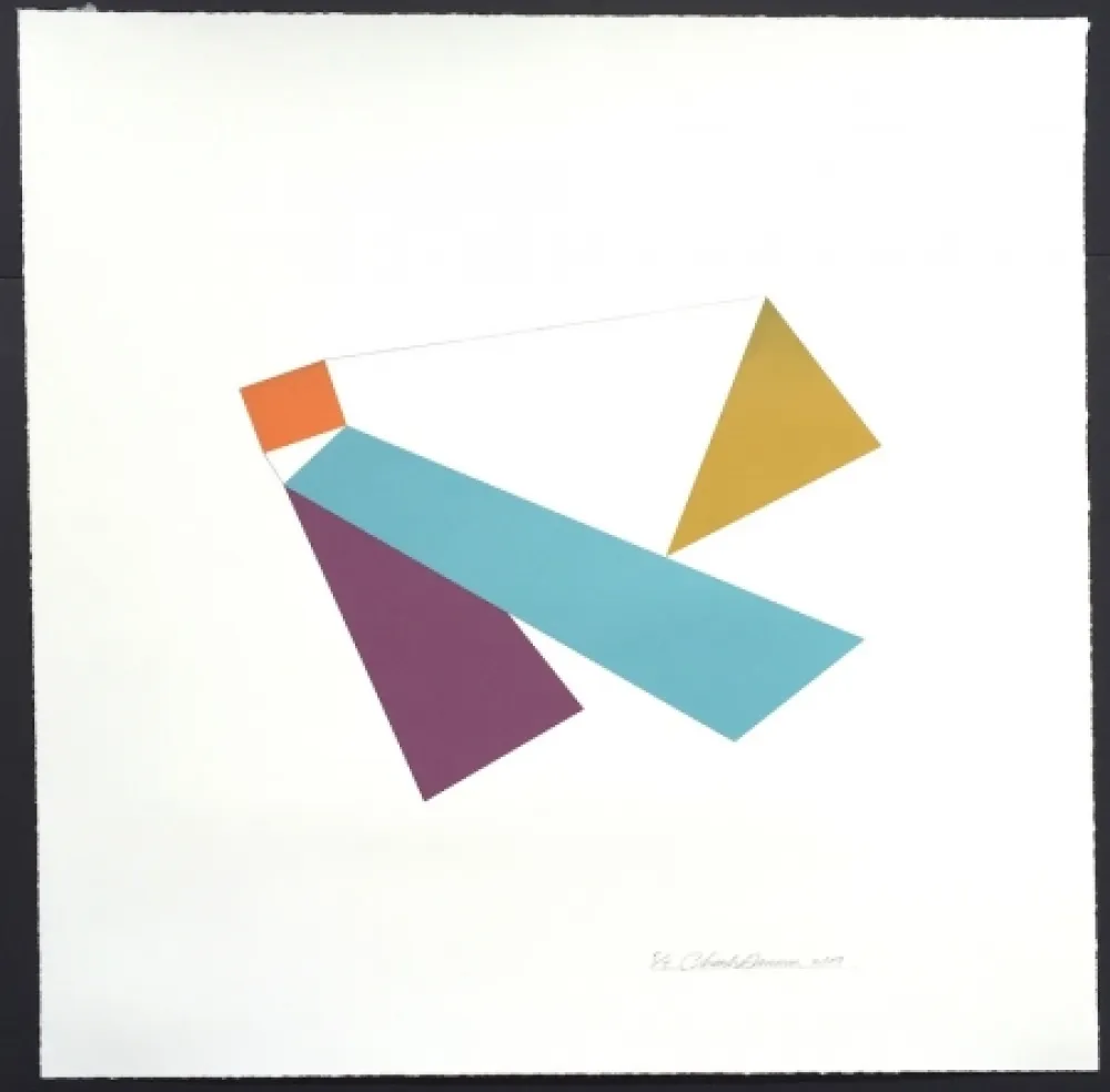 Screenprint Hinman - Kite, from Kites Suite