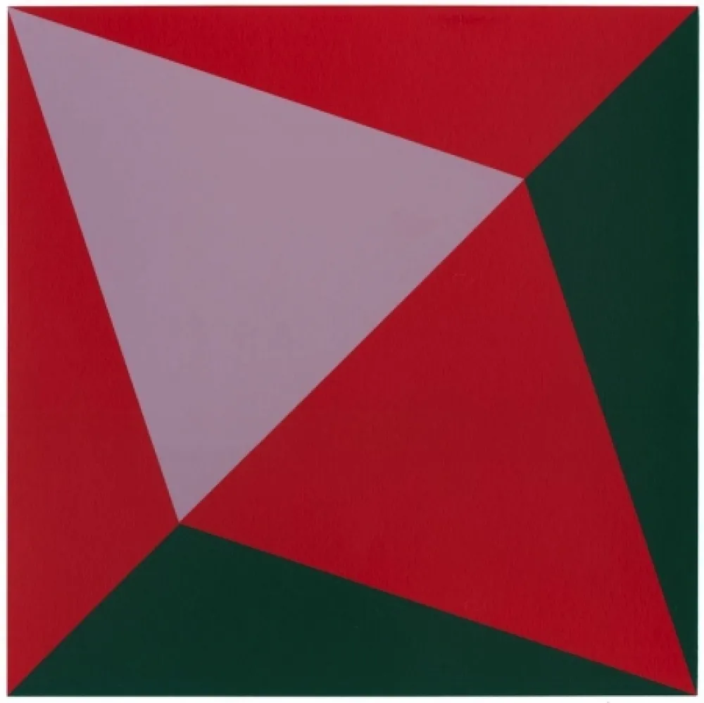 Screenprint Hinman - Lavender Triangle