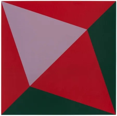 Screenprint Hinman - Lavender Triangle