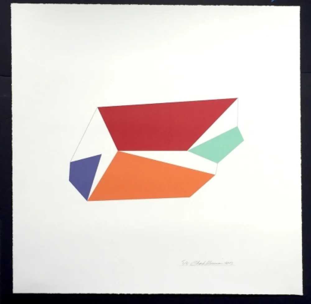 Screenprint Hinman - Wind, from Kites Suite