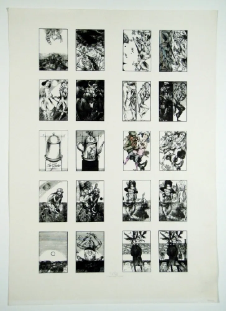 Woodcut Hirsch - Zu literarischen Parodien (Regarding literary Parodies)