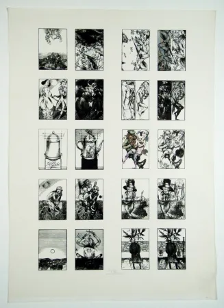 Woodcut Hirsch - Zu literarischen Parodien (Regarding literary Parodies)