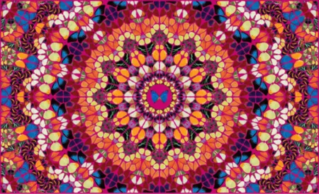 Multiple Hirst - Harlequin from The Kaleidoscopes H18-1