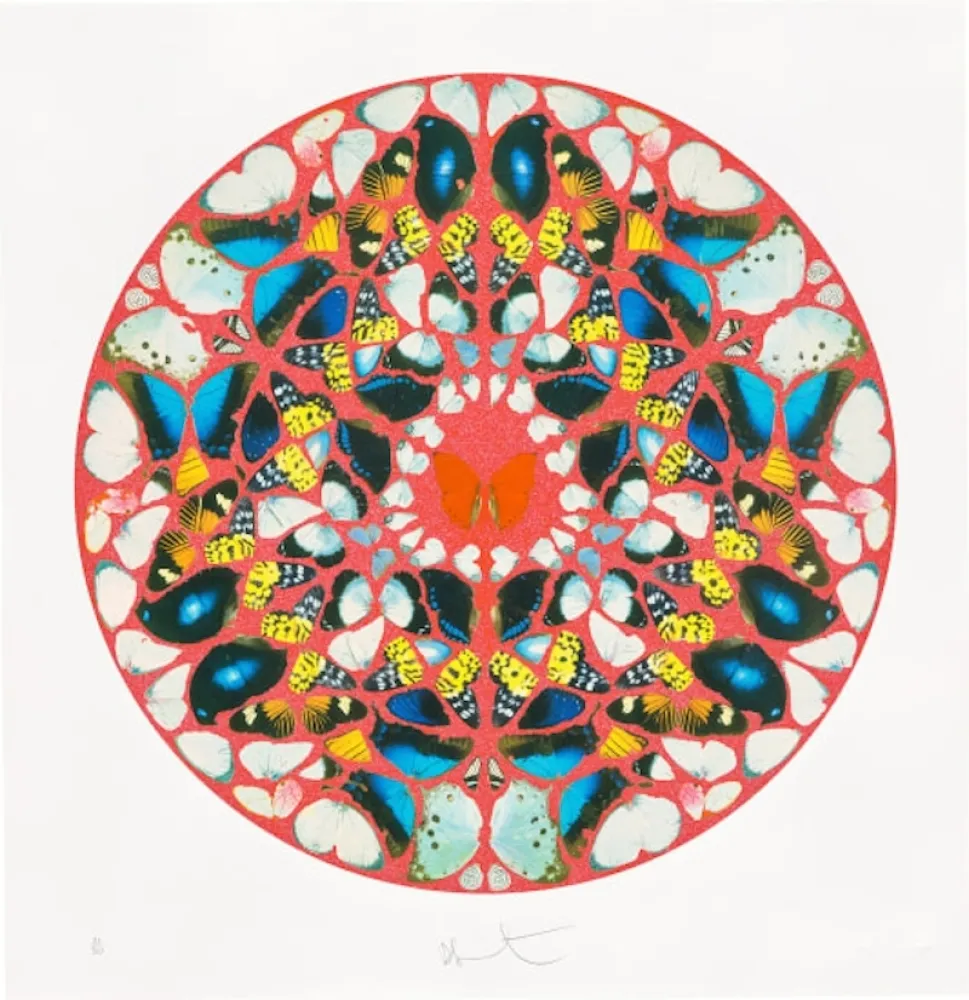 Screenprint Hirst - Psalm: Domine, Ne In Furore
