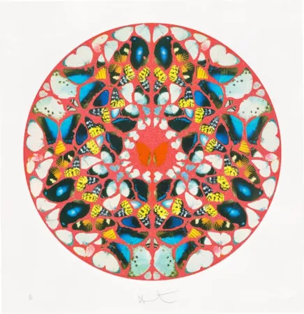 Screenprint Hirst - Psalm: Domine, Ne In Furore