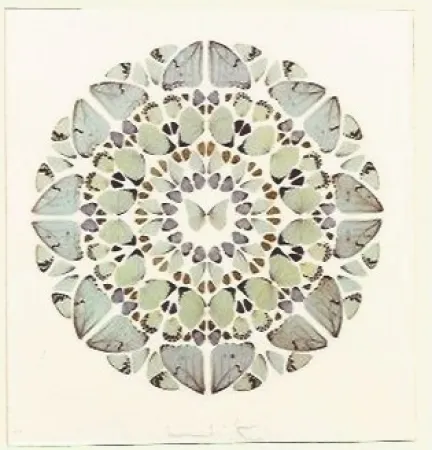 Screenprint Hirst - Psalm Print, Exaudi, Domine (Diamond dust)