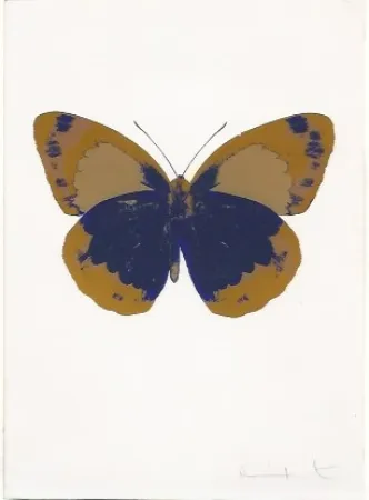 Screenprint Hirst - The souls II _Turquoise/Raven Black/Cool Gold