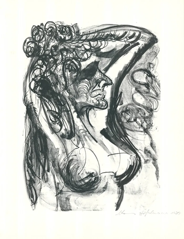 Lithograph Höckelmann - Alexandra