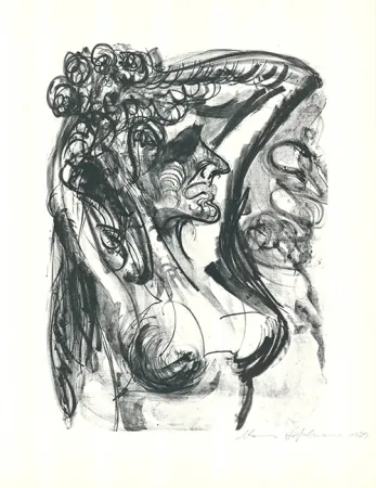 Lithograph Höckelmann - Alexandra