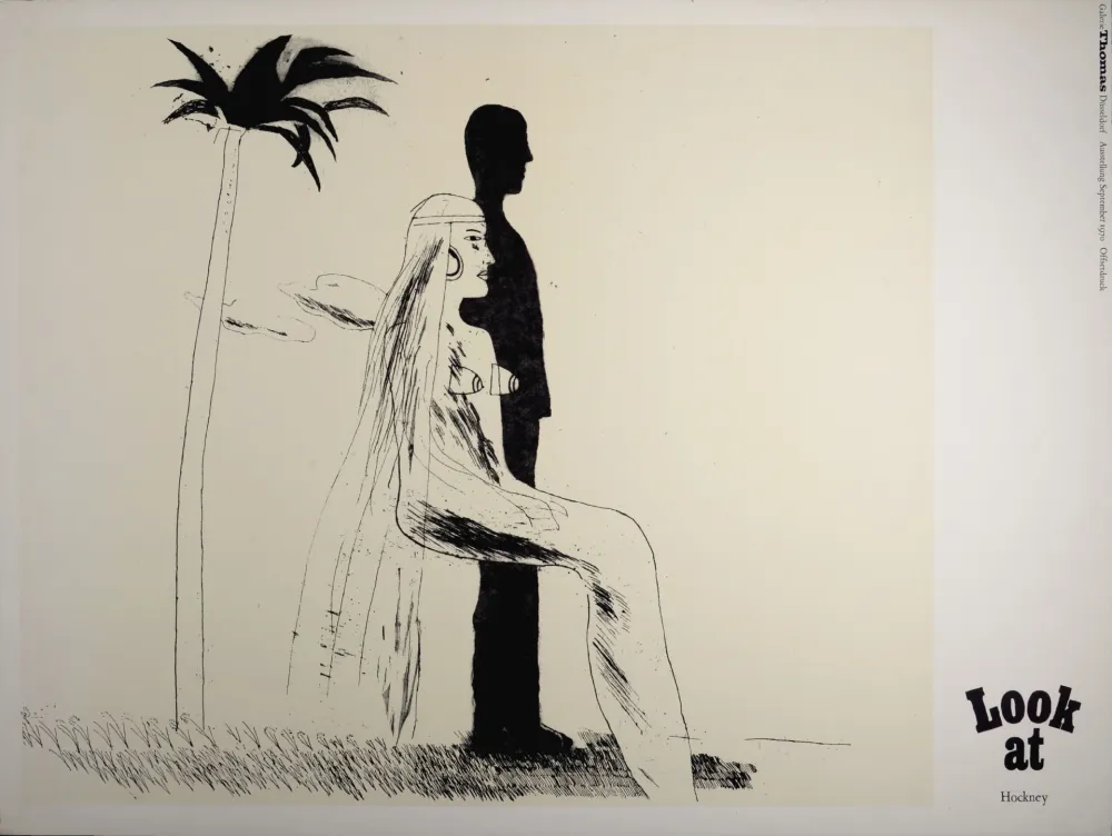 Lithograph Hockney - (After) Look at Hockney, 1970