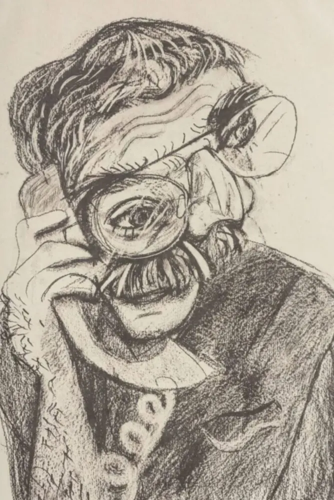 Lithograph Hockney - An Image of Ken