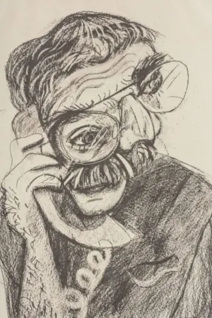 Lithograph Hockney - An Image of Ken