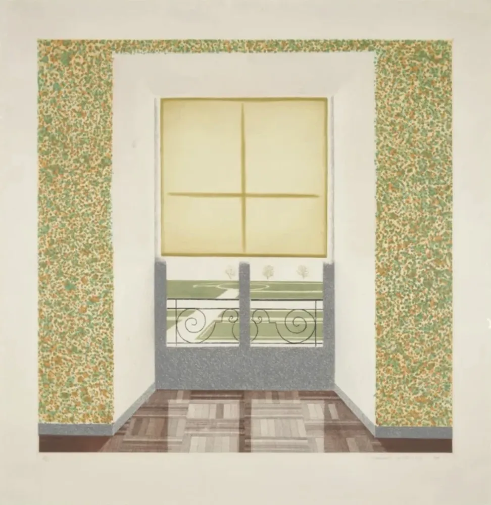 Etching And Aquatint Hockney - Contrejour in the French Style