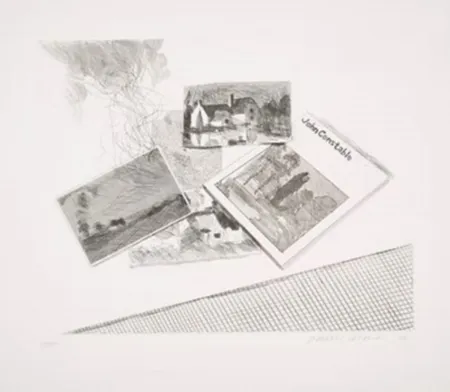Etching And Aquatint Hockney - For John Constable