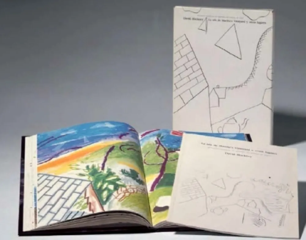 Illustrated Book Hockney -  La Isla de Martha Vineyard y otros lugares