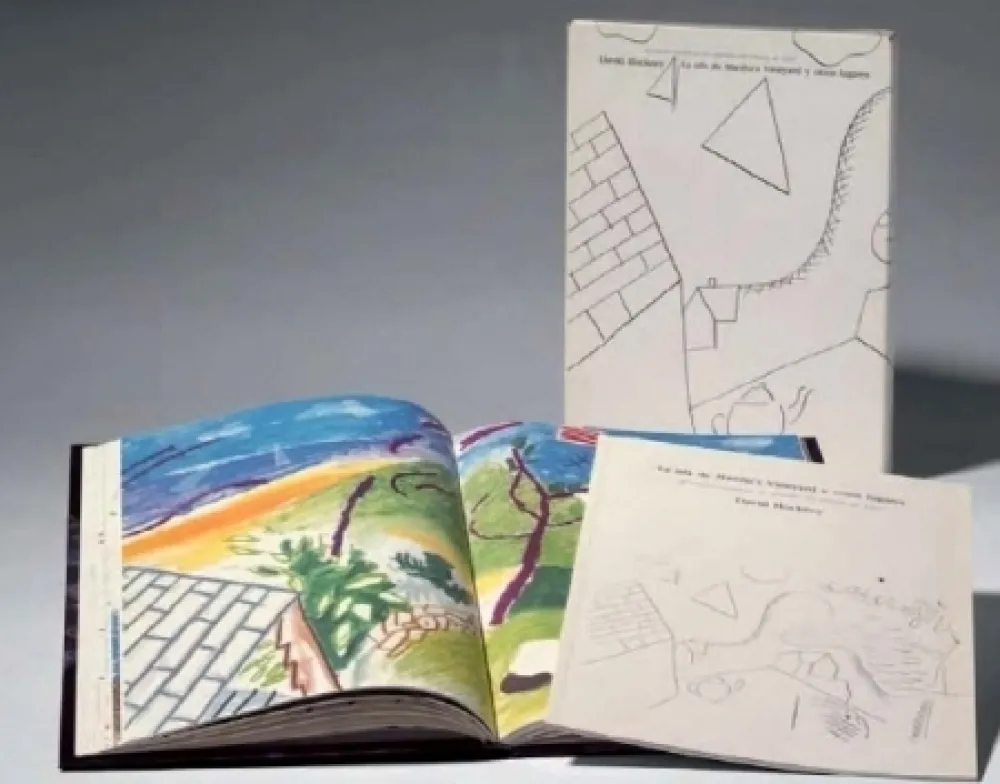 Illustrated Book Hockney - La Isla de Martha Vineyard y otros lugares
