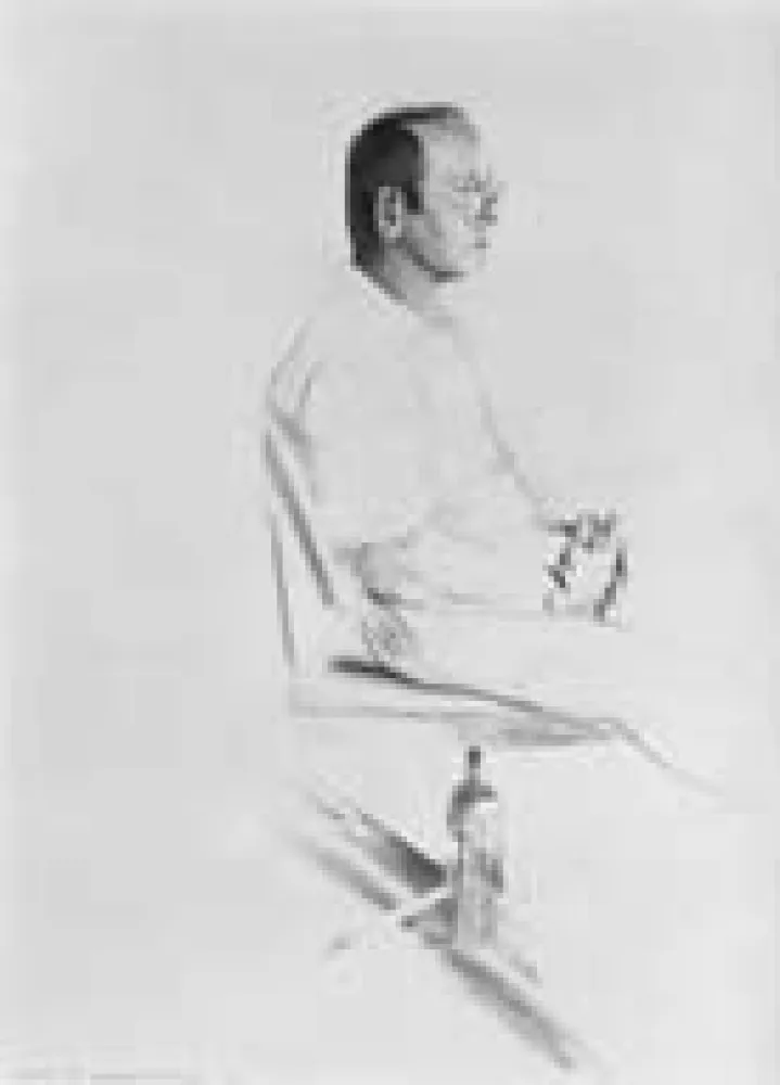 Lithograph Hockney - Mo McDermott