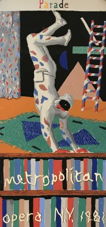 Screenprint Hockney - Parade – Metropolitan Opera NY