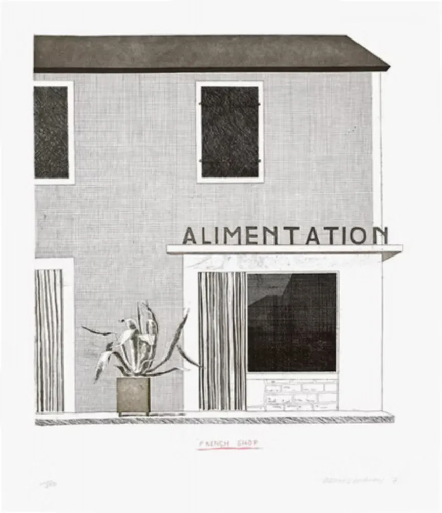 Etching And Aquatint Hockney - The French Shop