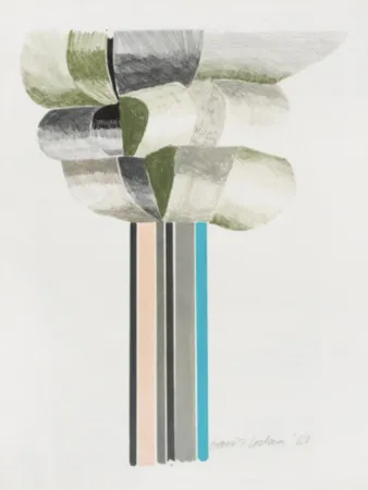 Lithograph Hockney - Trees