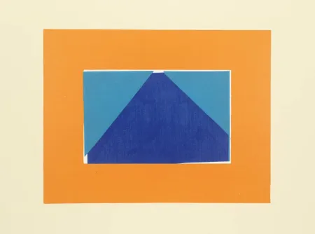 Screenprint Hodgkin - Indian Views – Plate C