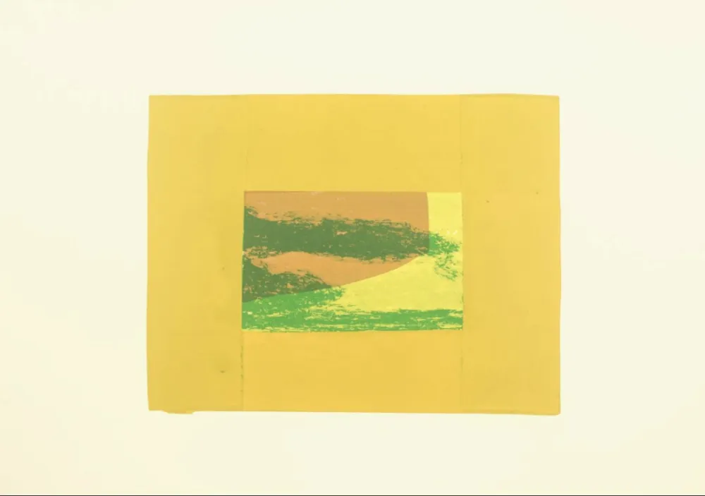 Screenprint Hodgkin - Indian Views – Plate F