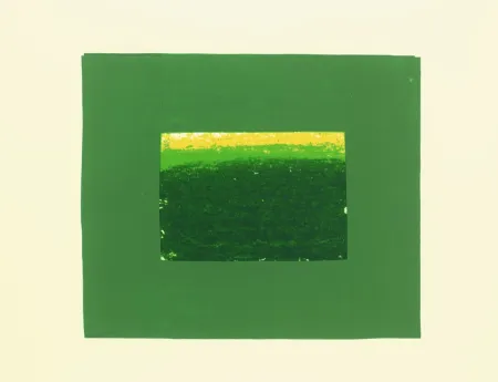 Screenprint Hodgkin - Indian Views - Plate K