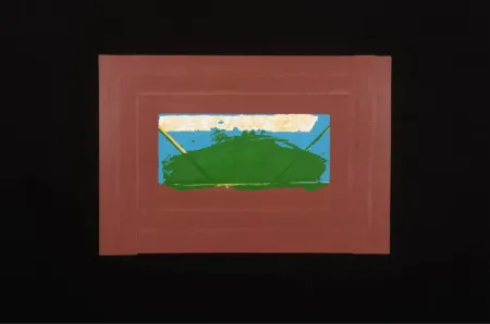 Screenprint Hodgkin - Indian Views Suite – Plate G