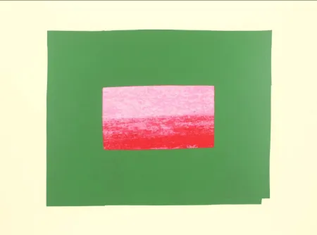 Screenprint Hodgkin - Indian Views Suite – Plate I