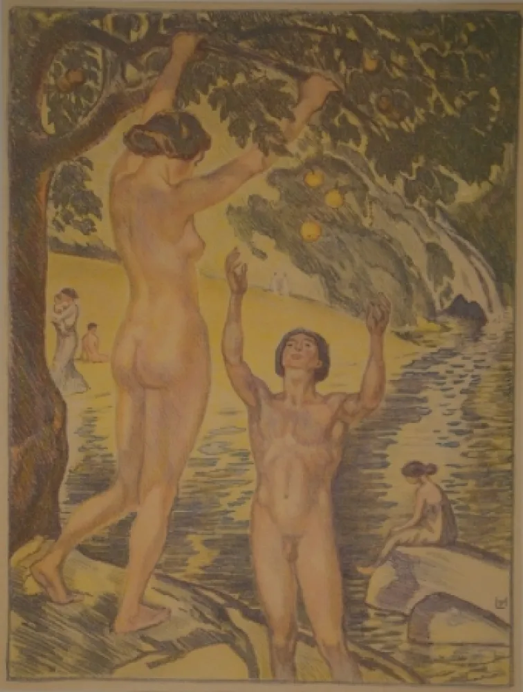 Lithograph Hofmann - Reife Früchte