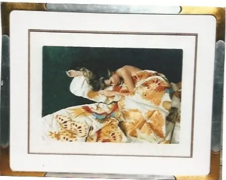 Lithograph Hofmann - Silk and Gold