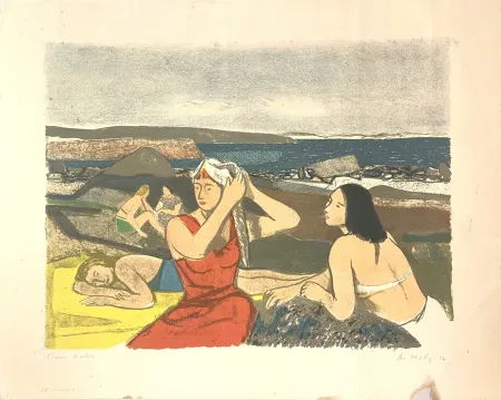 Lithograph Holy - Eté norvégien