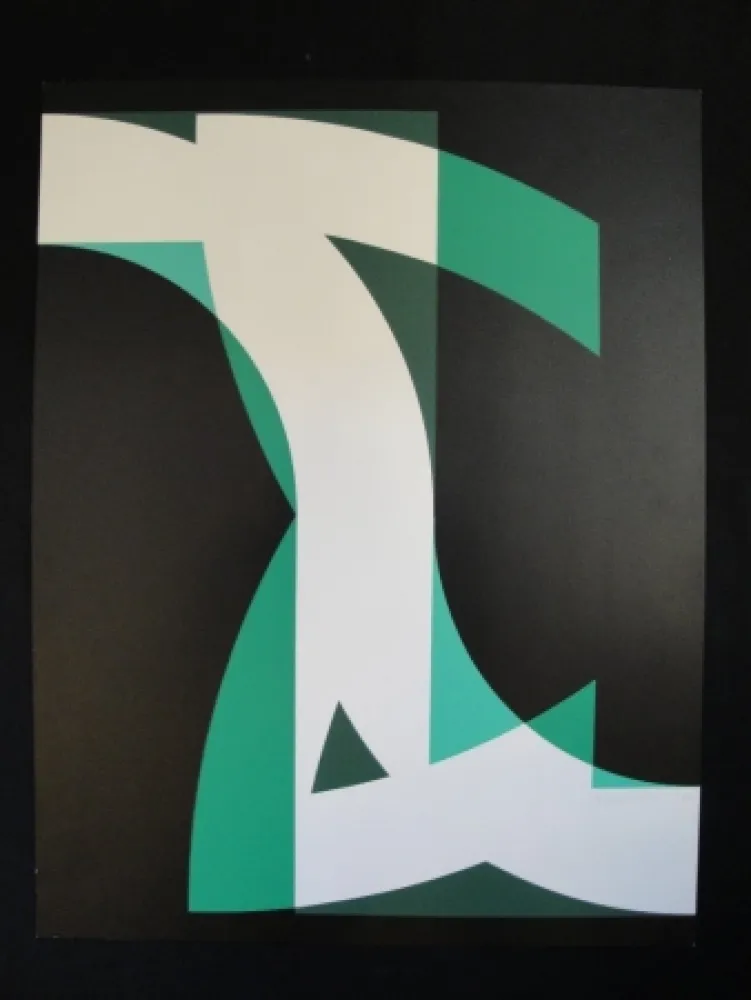 Screenprint Honegger - Untitled