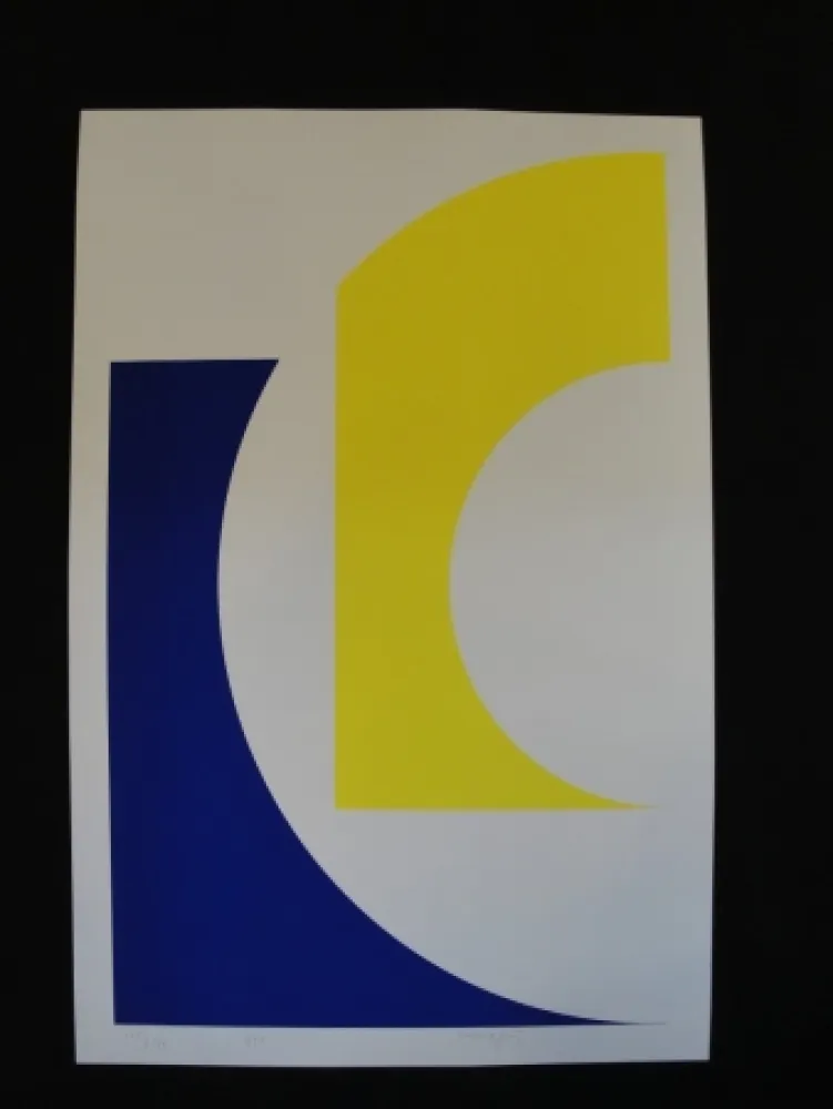 Screenprint Honegger - Untitled