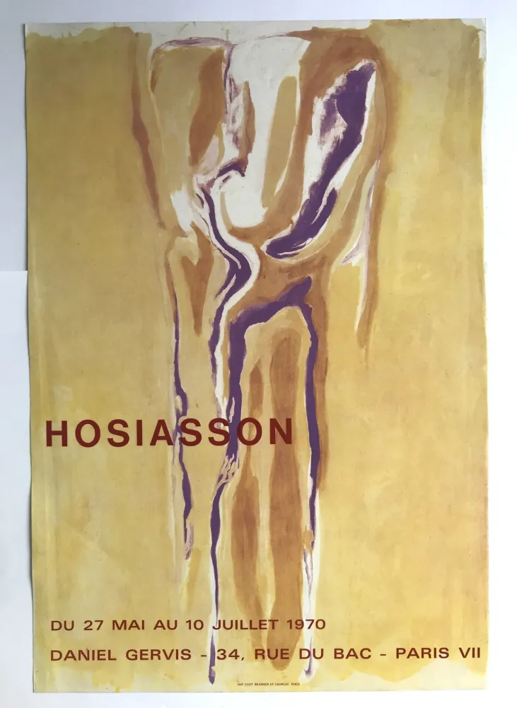 Poster Hosiasson - Galerie Daniel Gervis