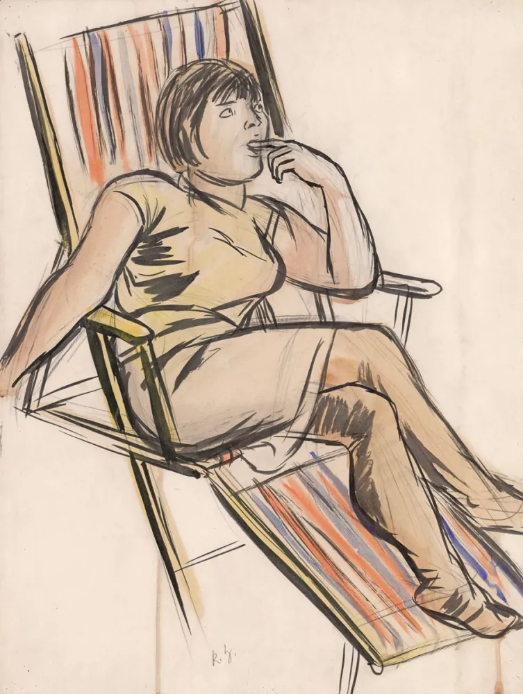 No Technical Hubbuch - Marianne im Liegestuhl