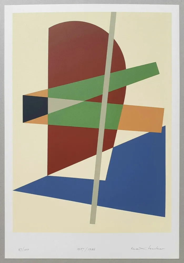 Screenprint Huber - Composition 37