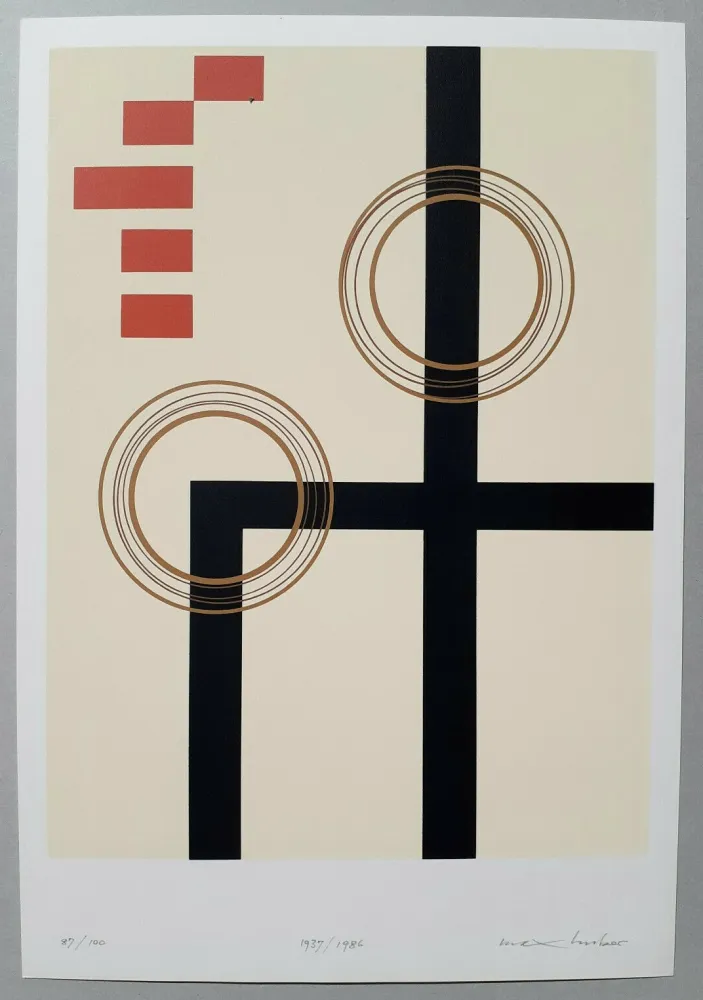 Screenprint Huber - Composition 4 groupes