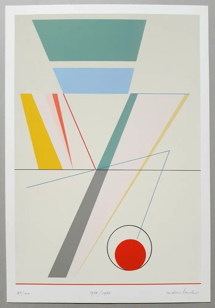 Screenprint Huber - Composition WK