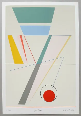 Screenprint Huber - Composition WK